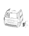 Diagram for Dodge Grand Caravan Tail Light - 5182534AE