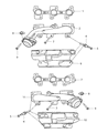 Diagram for 2008 Jeep Commander Exhaust Manifold - 53013692AA