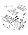 Diagram for 2009 Dodge Ram 2500 Ashtray - 4595665AC