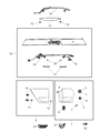 Diagram for 2011 Jeep Grand Cherokee Tailgate Handle - 68086771AA