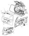 Diagram for 2007 Jeep Patriot Weather Strip - 5067749AA