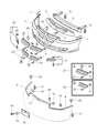 Diagram for 2004 Dodge Stratus License Plate - MR971034