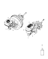 Diagram for 2021 Jeep Cherokee Brake Master Cylinder Reservoir - 68446214AA