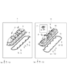 Diagram for Dodge Viper Oil Filler Cap - 5037665AC