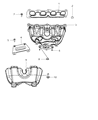 Diagram for 2009 Dodge Avenger Exhaust Manifold - 4693342AD