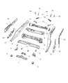 Diagram for Jeep Grand Cherokee Rear Crossmember - 68160819AA