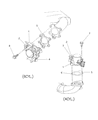 Diagram for 2000 Chrysler Cirrus Throttle Body Gasket - 4663093