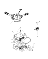 Diagram for 2012 Dodge Journey Air Bag Control Module - 56054811AE