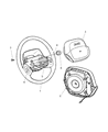 Diagram for 1997 Jeep Wrangler Steering Wheel - 5DR10TAZ