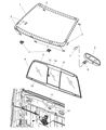 Diagram for 2004 Dodge Ram 1500 Windshield - 5101944AC