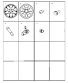 Diagram for 2005 Jeep Liberty Spare Wheel - 1BX27PAKAA