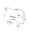 Diagram for 2019 Jeep Wrangler Windshield Washer Nozzle - 68293253AA