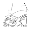 Diagram for Chrysler Sebring Antenna Cable - 5064617AB