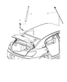 Diagram for Dodge Avenger Antenna - 5064252AD