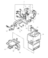 Diagram for Dodge Stratus Battery Cable - MR583271