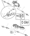 Diagram for 2004 Chrysler Pacifica Axle Shaft - R4641971AD