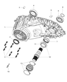 Diagram for 2019 Ram 3500 Transfer Case - 68206410AB