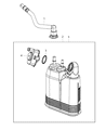 Diagram for 2021 Dodge Durango Vapor Canister - 68322223AD