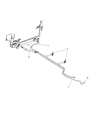 Diagram for Jeep Transmission Oil Cooler Hose - 52079901AA