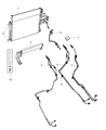 Diagram for Ram Power Steering Cooler - 55056800AE