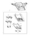 Diagram for 2012 Ram 2500 Dome Light - 1UY23BD1AA