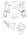 Diagram for 2000 Chrysler Cirrus Seat Belt - PP841JKAC