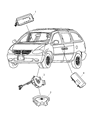 Diagram for 2004 Chrysler Town & Country Air Bag - SL011P7AF