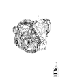 Diagram for 2019 Chrysler Pacifica Transfer Case - 68490848AA