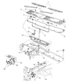 Diagram for 1999 Jeep Cherokee Wiper Arm - 55155651