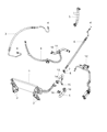 Diagram for Ram 3500 Power Steering Hose - 68359769AD