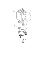 Diagram for 2009 Dodge Sprinter 3500 ABS Control Module - 68022025AA