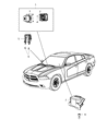 Diagram for 2012 Chrysler 300 Clock Spring - 1JH91DX9AE