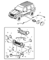 Diagram for Jeep Liberty Side Marker Light - 55156883AB