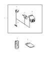 Diagram for Dodge Sprinter 3500 Car Key - 68021567AB