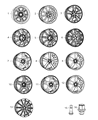 Diagram for 2007 Dodge Magnum Lug Nuts - 4895430AB