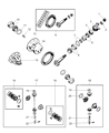 Diagram for Dodge W250 Pinion Washer - 1791561