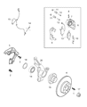 Diagram for Ram ProMaster City Brake Pad - 68281390AA