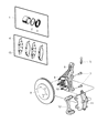 Diagram for Mopar Wheel Bearing - 5105233AC
