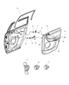 Diagram for 2004 Chrysler Pacifica Door Moldings - 4894351AC