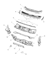 Diagram for Jeep Dash Panels - 68260041AB