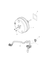 Diagram for Ram Brake Booster Vacuum Hose - 68261732AA