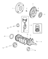 Diagram for 2005 Chrysler Sebring Torque Converter - 5015101AA
