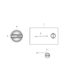 Diagram for Jeep Fuel Door - 68293170AF