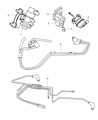 Diagram for Chrysler LHS Canister Purge Valve - 4612717