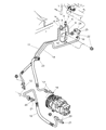 Diagram for 2004 Chrysler Pacifica A/C Hose - 5103430AA