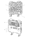 Diagram for 2006 Jeep Liberty Relay Block - 56010436AE