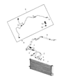 Diagram for Jeep Renegade A/C Condenser - 68285225AA