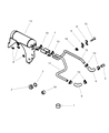 Diagram for 2001 Dodge Ram 3500 Transmission Oil Cooler Hose - 5014171AA