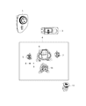 Diagram for Jeep Renegade Brake Light Switch - 5VL92LXHAA