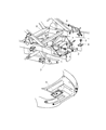 Diagram for 1997 Dodge Viper Battery Cable - 4642610AB